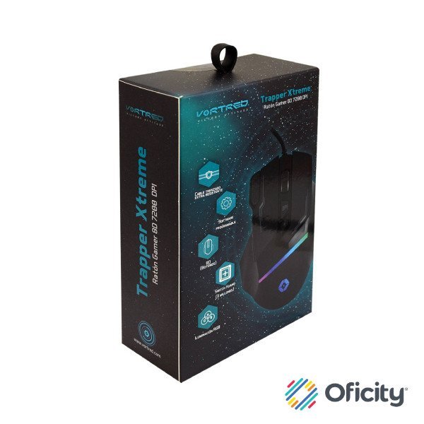 MOUSE PERFECT CHOICE GAMER 8D 7200 DPI TRAPPER XTREME