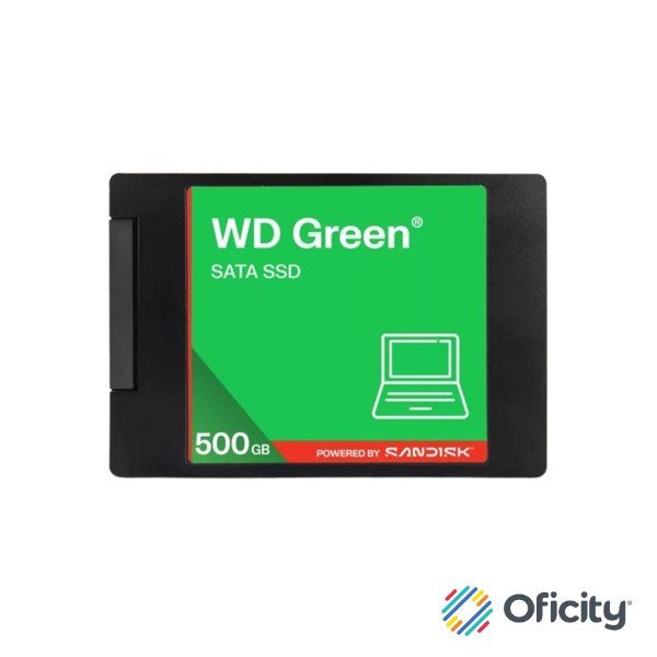 Unidad SSD Green 500GB WD 2.5 545 MB/s Lectura SATA III