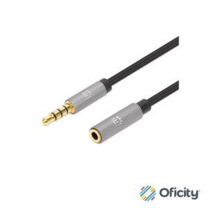 Extensión de Cable Manhattan Auxiliar de Audio Estéreo