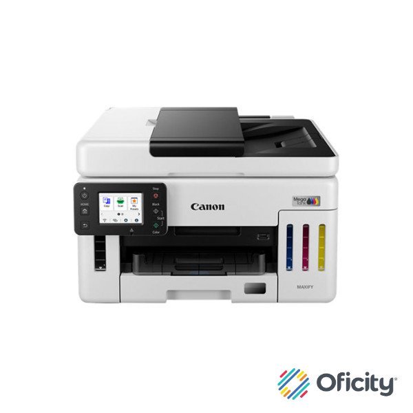 Multifuncional Canon Maxify GX6110 3 en 1 de Color Tinta Continua con 45ppm WIFI/USB/Ethernet/MacOS/Windows