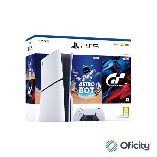 Consola PlayStation 5 de 1TB Astro Bot y Gran Turismo7
