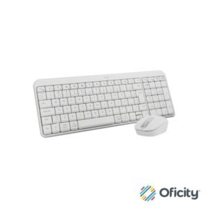 Teclado y Mouse Logitech MK250 Combo Bluetooth Blanco