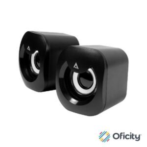 Bocinas Acteck 2.0 para escritorio Esence Basic AS215 2.0 USB A/3.5mm Control de Volumen Advanced Series Negro