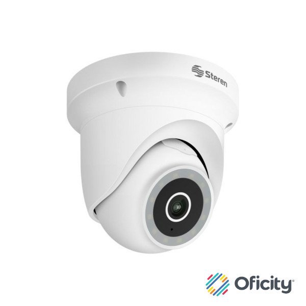 Cámara de Seguridad Steren CCTV-231 Wi-Fi 3 Mpx HDR Robotizada para Exterior Tipo Domo Blanca