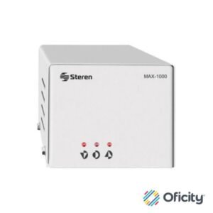 Regulador de Voltaje Steren MAX-1000 Metálico 1000W 4 Contactos