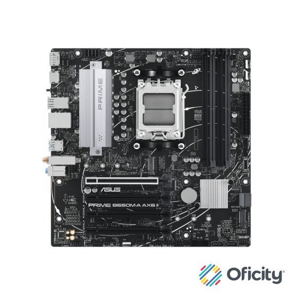 Tarjeta Madre ASUS PRIME B650M-A AX6 II Micro-ATX AM5 192GB 4xDDR5 HDMI/DP