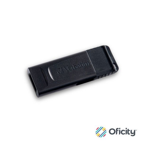 Memoria USB Verbatim 64GB 2.0 Slider Color Negro