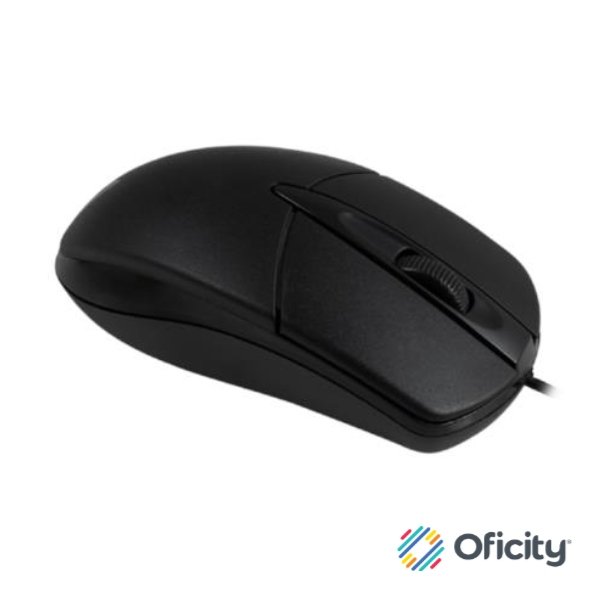 Mouse Alámbrico USB Optimize MA210 Essential Series Diseño Estándar 1200dpi 2 Botones Conexión USB-A 1.5m Color Negro - Image 2