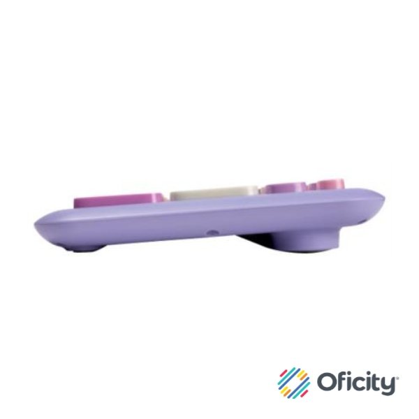 Kit Teclado y Mouse Acteck Creator Chic Colors MK475 Inalámbrico 2xBaterías AAA Incluidas Color Morado - Image 5