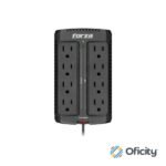 Regulador Automático de Voltaje Forza FVR-901M 900VA/450W 8 Salidas Montaje Pared 120V