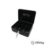 Caja Dinero Nextep Metálica Mediana 20cm Color Negro