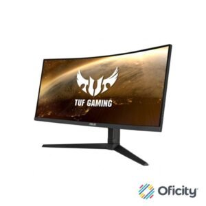 Monitor Asus 34" Gaming Curvo VG34VQL1B Led 3440x1440 Ultra Wide Quad HD FreeSync 165Hz HDMI/DP Bocinas Integradas Negro