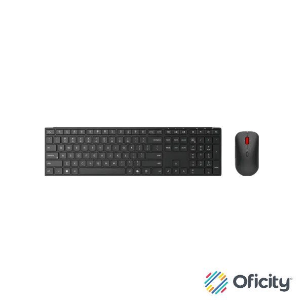 Kit de Teclado y Mouse Lenovo Inalámbrico Multi-Mode Pro Combo 6000-LA en Español
