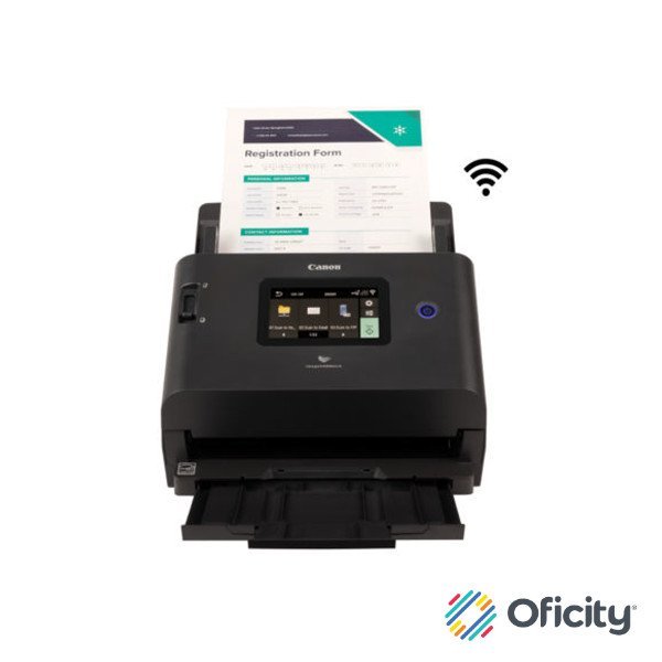 Escaner Canon imageFORMULA DR-S350NW de 50ppm y Capacidad de 50 Hojas con WIFI