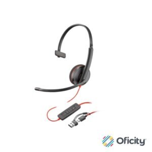Auriculares Poly Blackwire 3210 USB-C HS + USB-C/A