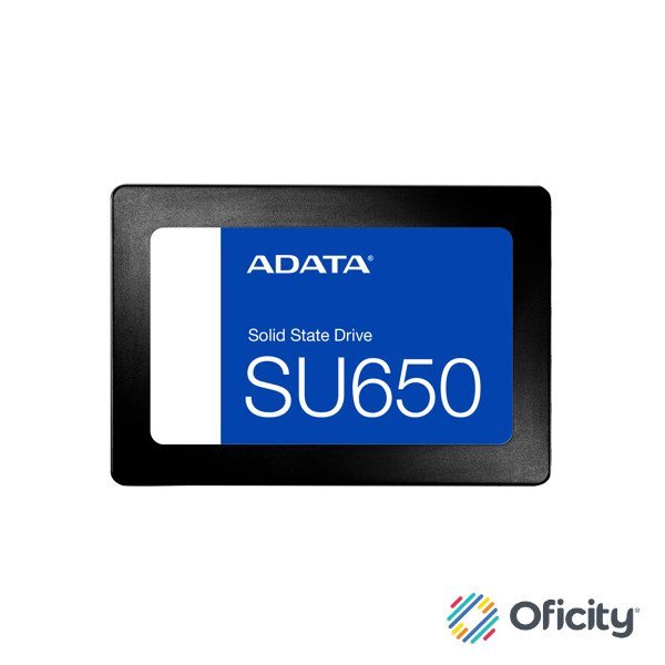 SSD 1TB Adata 2.5 Ultimate SU650 450MB/s Escritura 520MB/s Lectura SATA III