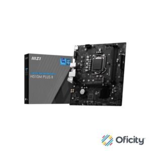 Tarjeta Madre MSI H510M PLUS II Micro-ATX LGA 1200 Intel H510 64GB DDR4 HDMI para Intel