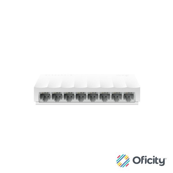 Switch para escritorio Tp-link 8Puertos RJ45 10/100/1000Mbps de auto-negociación Admite QoS 802.1p/DSCP e IGMP Snooping