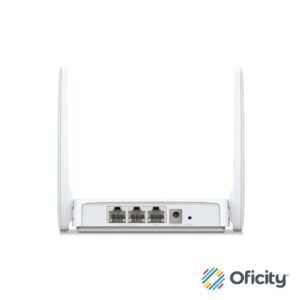 Router inalámbrico N Mercusys de Tp-link multimodo a 300Mbps 2 antenas externas fijas 2 LAN de 10/100 Mbps