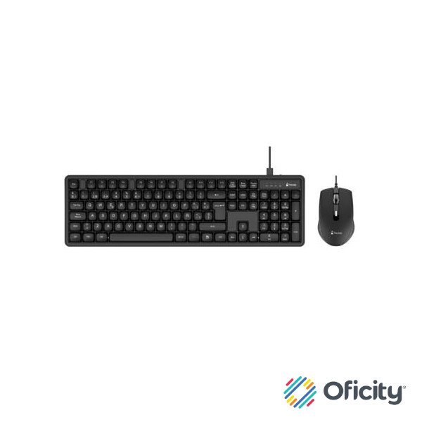 Teclado y Mouse Nextep Pro Alambrico Operacion Silenciosa USB