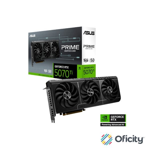Tarjeta de Video ASUS NVIDIA GeForce RTX 5070 Ti 16GB 256-bit GDDR7 PCI Express 5.0