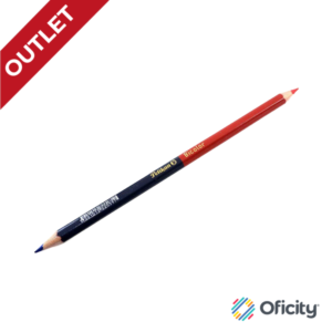 Lapiz Pelikan Bicolor Rojo/Azul Delgado Hexagonal