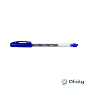 Boligrafo Pin Point Retractil Punto Mediano 1.0 mm. Azul
