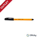 Boligrafo Pin Point Retractil Punto Fino 0.7 mm. Negro