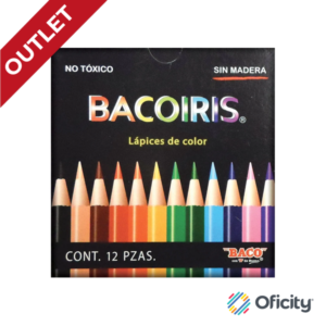Colores Bacoiris Redondos Cortos Colores Surtidos C/12 Pzs.