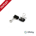 Binder Clip Sujeta Documentos Chico 19mm con 12 Pzs.