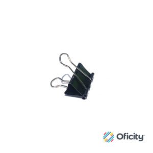 Binder Clip Sujeta Documentos Mediano 32mm con 12 Pzs.
