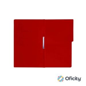 CARPETA PRESSBOARD LUX C/BROCHE 8 CM OFICIO ROJO