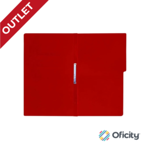 CARPETA PRESSBOARD LUX C/BROCHE 8 CM OFICIO ROJO