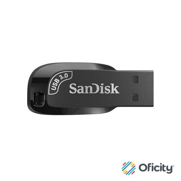Memoria USB 64GB SanDisk Ultra Shift 3.2 Negro Lectura 100MB/s