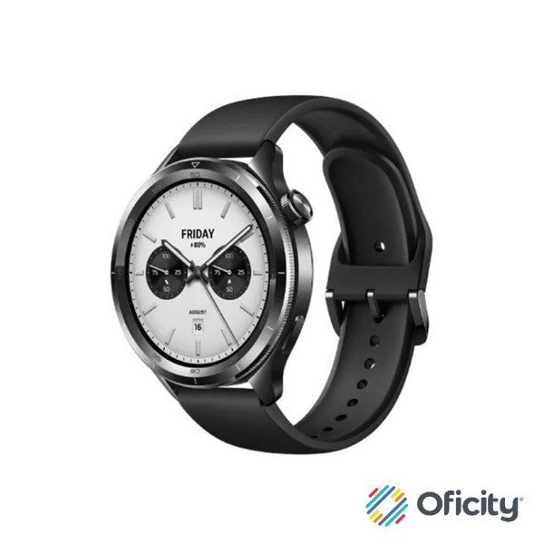Smartwatch Xiaomi Watch S4 1.43" 466x466 Píxeles HyperOS 2 Bluetooth 5.3 Resistente al Agua Color Negro