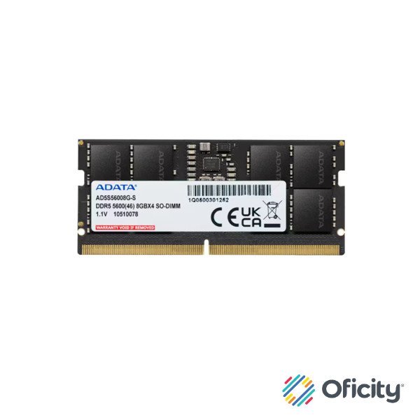 Memoria Ram Adata 8GB DDR5 5600MHz SO-DIMM