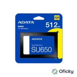 Unidad de Estado Solido SSD Adata Interno 512GB SATA III 2.5 520/450MBs