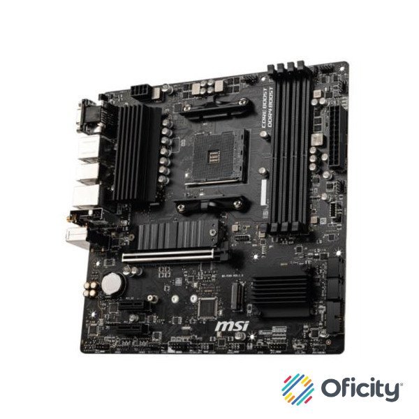 Tarjeta Madre MSI B550M Pro-VDH WIFI 4xDDR4 128GB 4400Mhz PCIe 4.0 M.2 1xHDMI 1xDP 1xVGA S AM4 mATX Wi-Fi BT