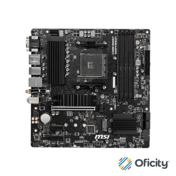 Tarjeta Madre MSI B550M Pro-VDH WIFI 4xDDR4 128GB 4400Mhz PCIe 4.0 M.2 1xHDMI 1xDP 1xVGA S AM4 mATX Wi-Fi BT