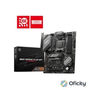 Tarjeta Madre MSI B650 GAMING PLUS WIFI ATX Socket AM5 AMD B650 192GB DDR5 HDMI/DP para AMD