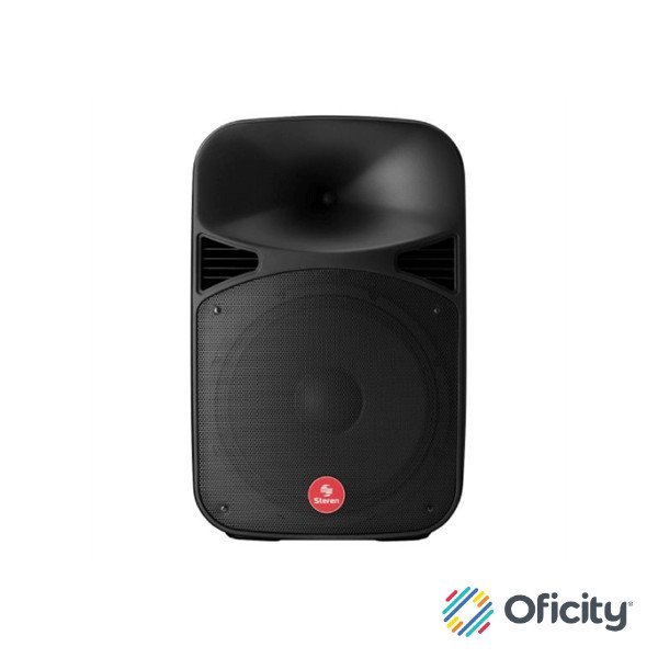 Bafle Steren Profesional PMPO 15" Bluetooth 2800W Color Negro