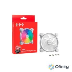 Ventilador XPG Hurricane 120mm ARGB PWM 120mm 2000RPM ARGB Negro Blanco