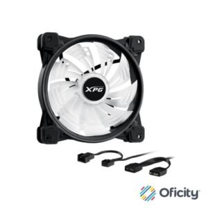 VVentilador XPG Hurricane 140mm ARGB PWM 140mm 1800RPM ARGB Negro Blanco