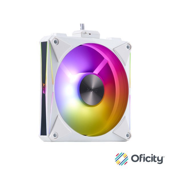 Ventilador XPG HURRICANE MAG 120 ARGB PWM 120mm 2000RPM ARGB Blanco