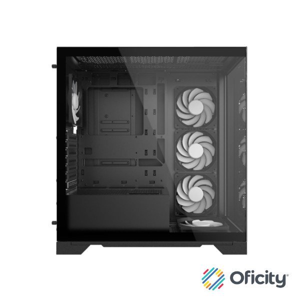 Gabinete Gamer XPG Invader X Media Torre De Vidrio Templado ATX Negro