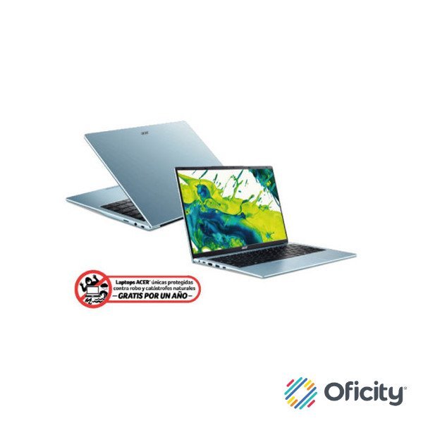 Laptop Acer Lite 14 IPS WUXGA 300 Nits Core i3 N355 8GB RAM 512 SSD 1Y Garantía