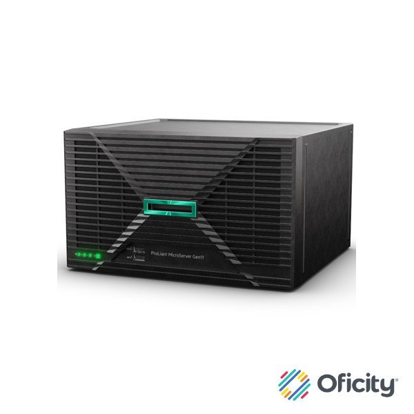 Servidor HPE ProLiant MicroServer Gen11 6325P 3.5GHz 4c 1P 1x16GB-U 4LFF-NHP 2x1TB HDD 1x180W PS LA Server