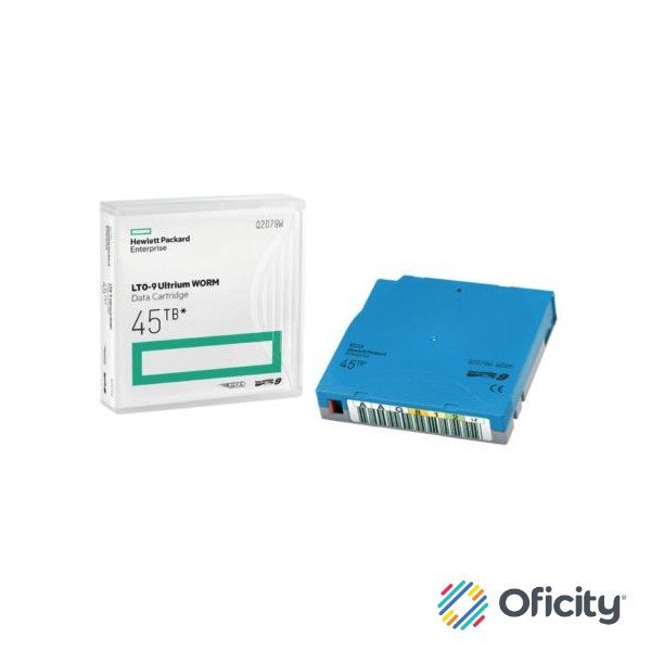 Cartucho de Datos HPE LTO-9 Ultrium de 45 TB RW con Etiqueta Personalizada con Carcasas