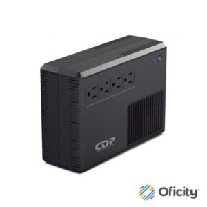 Regulador CDP UPS Interactiva (NO-BREAK) 600VA/300WATSS con 4 Contactos