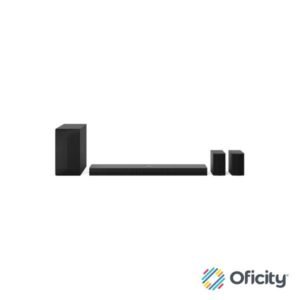 Barra de Sonido LG cine en casa de 500W 5.1.1canales con Dolby Atmos y altavoces traseros